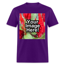 Load image into Gallery viewer, Custom Personalized Photo T-Shirt Create Your Own Unisex Gift - purple