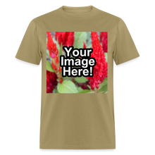 Load image into Gallery viewer, Custom Personalized Photo T-Shirt Create Your Own Unisex Gift - khaki