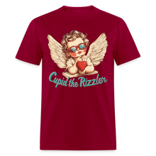 Load image into Gallery viewer, Cupid the Rizzler Valentines Day Rizz Funny Boy Teen Guys T-Shirt - dark red