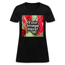 Load image into Gallery viewer, Custom Personalized Photo T-Shirt Create Your Own Womens Gift - black