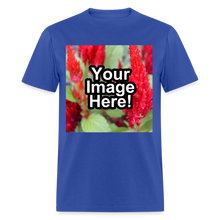 Load image into Gallery viewer, Custom Personalized Photo T-Shirt Create Your Own Unisex Gift - royal blue
