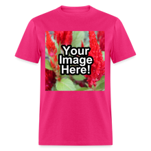 Load image into Gallery viewer, Custom Personalized Photo T-Shirt Create Your Own Unisex Gift - fuchsia
