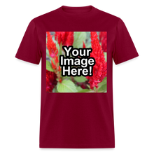 Load image into Gallery viewer, Custom Personalized Photo T-Shirt Create Your Own Unisex Gift - burgundy