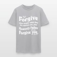 Load image into Gallery viewer, Bible Quote T-Shirt for Men Unisex Forgive Matthew 6:14 - rock