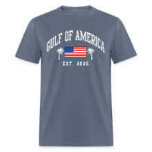 Load image into Gallery viewer, Gulf of the USA America 2025 Patriotic American Flag T-Shirt - denim