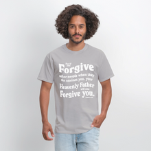Load image into Gallery viewer, Bible Quote T-Shirt for Men Unisex Forgive Matthew 6:14 - rock