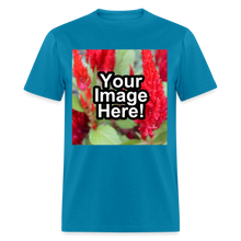 Load image into Gallery viewer, Custom Personalized Photo T-Shirt Create Your Own Unisex Gift - turquoise