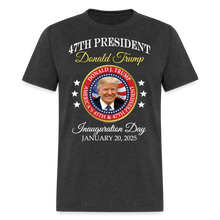 Load image into Gallery viewer, President Donald Trump Inauguration Day 2025 Photo T-Shirt - heather black