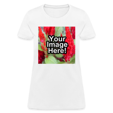 Load image into Gallery viewer, Custom Personalized Photo T-Shirt Create Your Own Womens Gift - white