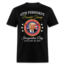 Load image into Gallery viewer, President Donald Trump Inauguration Day 2025 Photo T-Shirt - black