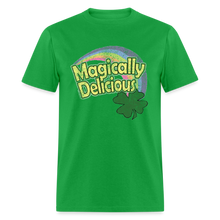 Load image into Gallery viewer, St. Patrick's Day "Magically Delicious" Rainbow T-Shirt - bright green