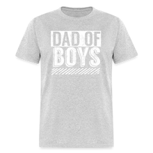 Load image into Gallery viewer, Dad of Boys Shirt Funny Fathers Day Gift from Kids - heather gray