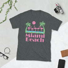 Load image into Gallery viewer, Vintage 80s Clothing Flamingo Souvenir Miami Beach Florida Shirt 90s Style